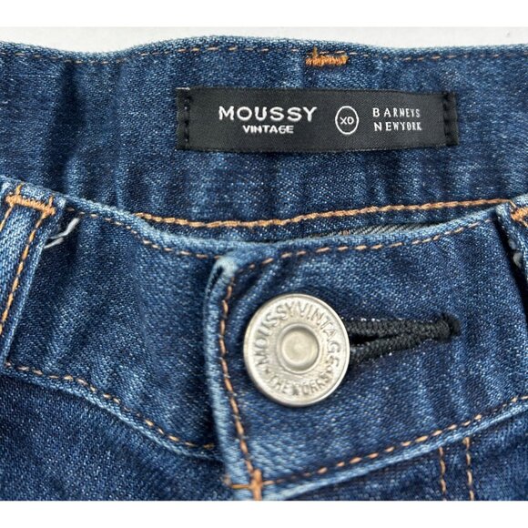 MOUSSY VINTAGE x Barneys New York Distressed Skinny Jeans Sz 28 MADE IN JAPAN - Picture 4 of 15